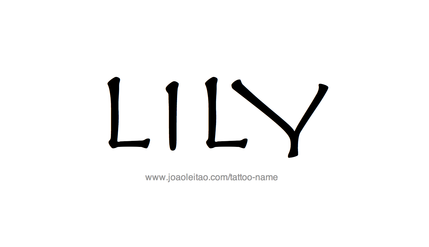 Lily name